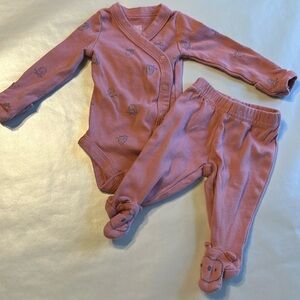 Two Piece Matching Preemie Baby Top & Bottoms NWOT Carter’s Just One You